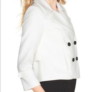 New WHBM Double Breasted Jacket